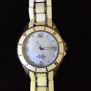 White Band White Dial Women's Watch